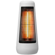 カーボンヒーター 300W 1段階 首振り機能付き ホワイト XHS-H210-W