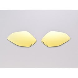 ハイビジ貼り付けタイプミラー ゴールド 新保安基準 適合サイズ （純正ミラー ECE 認証番号：E11 002083 に適合） 41477