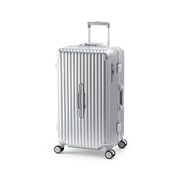 スーツケース GRANMAX 旅行日数目安:5~7泊 70L TSAロック搭載 スットパー機能搭載 GM-055-25 クロームシルバー GRANMAX ハードキャリー