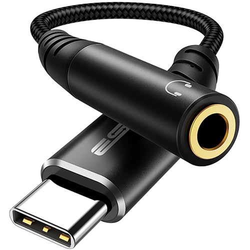 ESR USB-C to 3.5 mm Headphone Adapter [96KHz/24bitハイレゾ対応 USB-C to 3.5mm イヤホン変換アダプター]