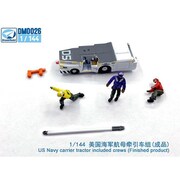 DMO 0026 1/144 アメリカ海軍 艦載牽引トラクター w/クルーフィギュア [組立式プラスチックモデル]