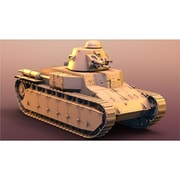 PD72239 1/72 仏・ルノーD1戦車 [組立式プラスチックモデル]