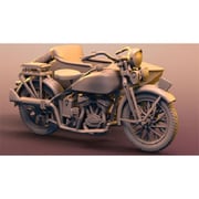 PD72212 1/72 日・陸王97式軍用バイク サイドカー [組立式プラスチックモデル]