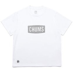 チャムスロゴワークアウトドライTシャツ CHUMS Logo Work Out Dry T-Shirt CH01-2374 W001 White Lサイズ [アウトドア カットソー メンズ]