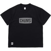 チャムスロゴワークアウトドライTシャツ CHUMS Logo Work Out Dry T-Shirt CH01-2374 K001 Black Mサイズ [アウトドア カットソー メンズ]