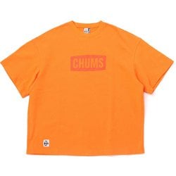 オーバーサイズドショートスリーブチャムスクルートップループパイル Oversized S/S CHUMS Crew Top LP CH00-1446 D001 Orange Lサイズ [アウトドア カットソー メンズ]