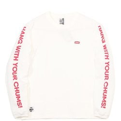 HWYCロングスリーブTシャツ HWYC L/S T-Shirt  CH11-2276 W014 White×Red WLサイズ [アウトドア カットソー レディース]