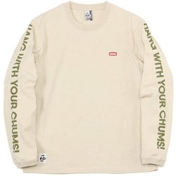 HWYCロングスリーブTシャツ HWYC L/S T-Shirt  CH11-2276 G076 Greige×Khaki WLサイズ [アウトドア カットソー レディース]