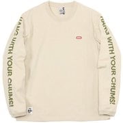 HWYCロングスリーブTシャツ HWYC L/S T-Shirt  CH11-2276 G076 Greige×Khaki WLサイズ [アウトドア カットソー レディース]