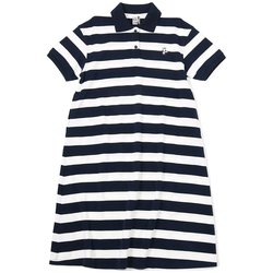 ブービーポロドレス Booby Polo Dress CH18-1295 W011 White/Navy WLサイズ [ワンピース]