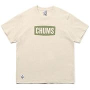 チャムス ロゴ Tシャツ CHUMS Logo T-Shirt CH11-2277 G076 Greige x Khaki WMサイズ [アウトドア カットソー レディース]