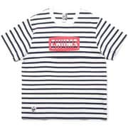 ロゴTシャツ メンズ カットソー White/Navy×Red2(W075) Lサイズ CH01-2277