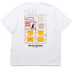 キャンパークーラーポケットTシャツ Camper Cooler Pocket T-Shirt CH01-2360 W001 White Lサイズ [アウトドア カットソー メンズ]