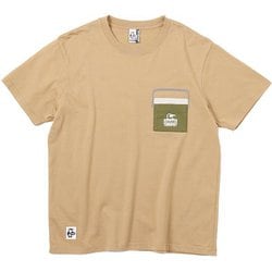 キャンパークーラーポケットTシャツ Camper Cooler Pocket T-Shirt CH01-2360 B001 Beige Mサイズ [アウトドア カットソー メンズ]