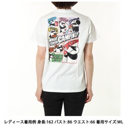 tシャツ CHUMS/チャムス ワットトウドゥインキャンピングTシャツ CH11-2361 レディース CHUMS tシャツ CHUMS/チャムス ワットトウドゥインキャンピングT