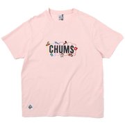 ワットトウドゥインキャンピングTシャツ What to do in Camping T-Shirt CH11-2361 R058 Frost Pink WMサイズ [アウトドア カットソー レディース]
