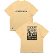 ウッドブロックプリントTシャツ Wood Block Print T-Shirt CH01-2369 Y044 Yellow Haze XXLサイズ [アウトドア カットソー メンズ]