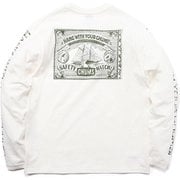 アンチバグチャムスセーフティマッチロングスリーブTシャツ Anti-Bug CHUMS Safety Match L/S T-Shirt CH01-2381 W001 White Mサイズ [アウトドア カットソー メンズ]