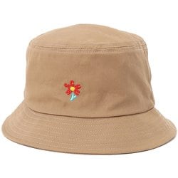 バケットハットエンブロイダリー Bucket Hat Embroidery CH05-1356 B001 Beige [ハット]