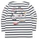 キッズユタツアーズロングスリーブTシャツ Kid's Uta Tours L/S T-Shirt  CH21-1307 W011 White/Navy KMサイズ [アウトドア トップス 長袖 キッズ]