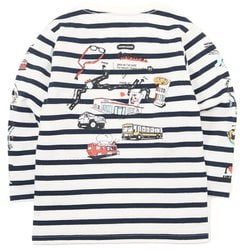 キッズユタツアーズロングスリーブTシャツ Kid's Uta Tours L/S T-Shirt  CH21-1307 W011 White/Navy KLサイズ [アウトドア トップス 長袖 キッズ]