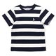 キッズブービーボーダーピケTシャツ Kid's Booby Border Pique T-Shirt CH22-1022 W011 White/Navy KXLサイズ [アウトドア トップス 半袖 キッズ]