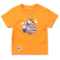 キッズ ブービー シアター Ｔシャツ Kid's Booby Theater T-Shirt CH21-1311 D001 Orange KMサイズ [アウトドア トップス 半袖 キッズ]