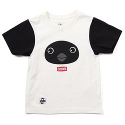 キッズ ブービー フロント フェイス Ｔシャツ Kid's Booby Front Face T-Shirt CH21-1312 W049 White/Black KMサイズ [アウトドア トップス 半袖 キッズ]