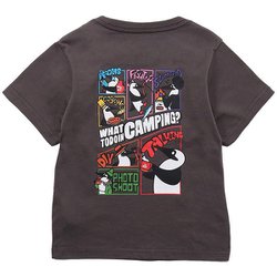 キッズワットトゥドゥインキャンピングTシャツ Kid's What to do in Camping T-Shirt CH21-1314 G004 Charcoal KMサイズ [アウトドア トップス 半袖 キッズ]