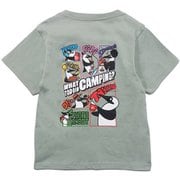キッズワットトゥドゥインキャンピングTシャツ Kid's What to do in Camping T-Shirt CH21-1314 M076 Sage KMサイズ [アウトドア トップス 半袖 キッズ]
