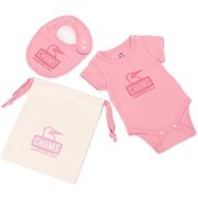 ベビー ギフトセット Baby Gift Set CH27-1029 R018 Pink 80サイズ [ロンパース＆スタイセット ベビー]