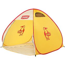 チャムス BOOBY TEEPEE 2人用 イエロー ブルー Booby Pop Up Sunshade 2/ブービーポップアップサンシェード2