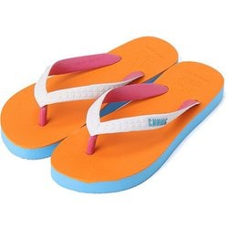 ブービーチ サンダル Boobeach Sandal CH63-1023 D018 Orange/Blue Mサイズ(25-27cm) [ビーチサンダル ユニセックス]