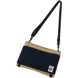 ツーネックドショルダースウェットナイロン サコッシュ Navy/Beige（N016） CH60-3610