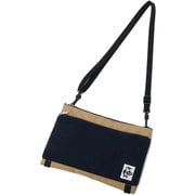 ツーネックドショルダースウェットナイロン サコッシュ Navy/Beige(N016) CH60-3610