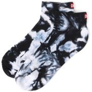 アウトドア ソックス ユニセックス バッジ ロゴ タイダイアンクルソックス Badge Logo Tie-Dye Ankle Socks CH06-1107 Z312 BK TD Mサイズ(25-27cm)
