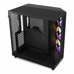 H6 Flow デュアルチャンバーミドルタワーエアフローケース RGBモデル ブラック CC-H61FB-R1