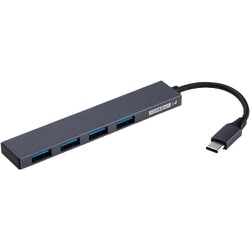 USB3.2G1Type-C4ポート変換ハブ グレー UH-C3324GY