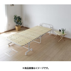 折りたたみベッド (すのこ) シングル 高床YSFB-1S(NA/MWH) Amazon｜[山善] すのこベッド 折りたたみベッド 床板は丈夫で