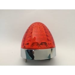 LEDクリスタルSマーカー メッキ アンバー 24V