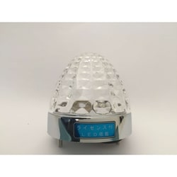 LEDクリスタルSマーカー メッキ 白 24V