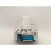 LEDクリスタルSマーカー メッキ 白 24V