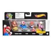 HKD43 ホットウィール マリオカート 4パック  - ザ・スーパーマリオブラザーズ・ムービー [ミニカー]