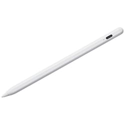 ハイブリッド充電式 極細タッチペン ホワイト PDA-PEN58W