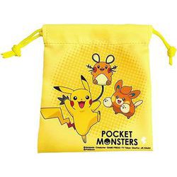 PS-0053YE ポケットモンスター 巾着INモンスターボール2 でんきタイプ [キャラクターグッズ]