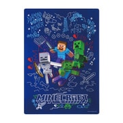 キャラクターグッズ MCT-SJ4-BL Minecraft（マインクラフト） 下敷き ブルー