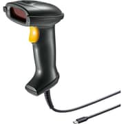 1次元レーザーバーコードリーダー USB Type-C スタンド付き IP45 防塵防水 JANコード ミュート可能 BCR-TC1D1BK