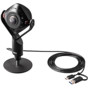 スピーカー内蔵360度Webカメラ CMS-V71BK