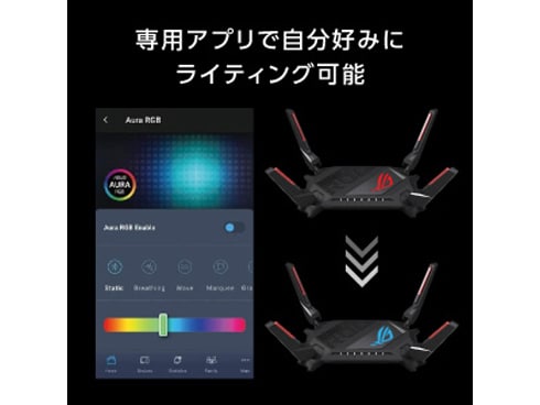 ヨドバシ.com - エイスース ASUS Wi-Fiルーター ROG Rapture GT-AX6000 Wi-Fi 6（11ax）対応  4804＋1148Mbps デュアルバンド ゲーミングルーター GT-AX6000/J 通販【全品無料配達】