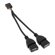 ケース用USBケーブル 2x5メス - Aメスx2 USB-023
